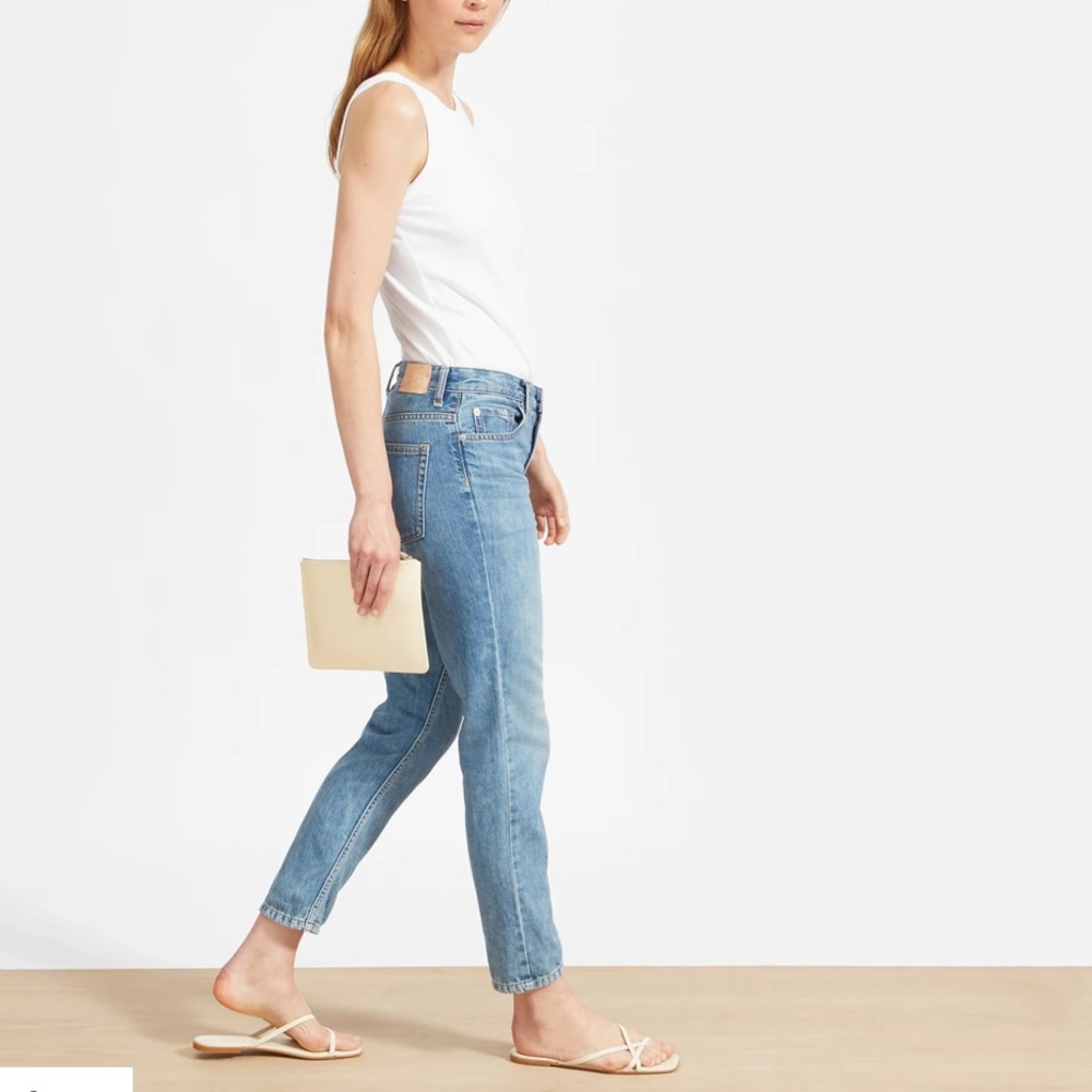 EVERLANE The Super-Soft lightweight Relaxed Jean Vintage Light Blue Size 29